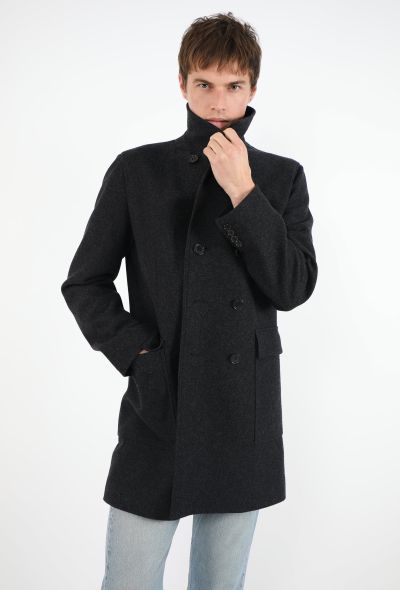 Dior Double-Breasted Wool Peacoat - 2