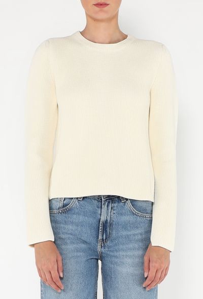 Céline Classic Ribbed Knit Top - 1