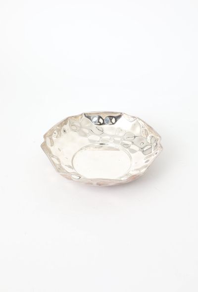 Christian Dior Vintage Silver Hammered Fruit Bowl - 2