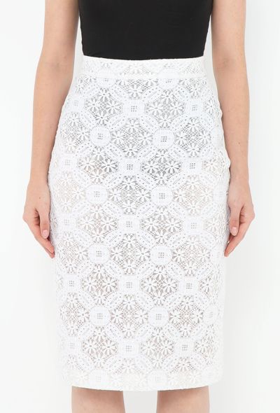 Alexander McQueen 2019 Crochet Lace Skirt - 2 Alexander McQueen 2019 Crochet Lace Skirt - 2