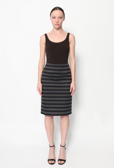                             S/S 2011 Bicolor Striped Skirt - 1