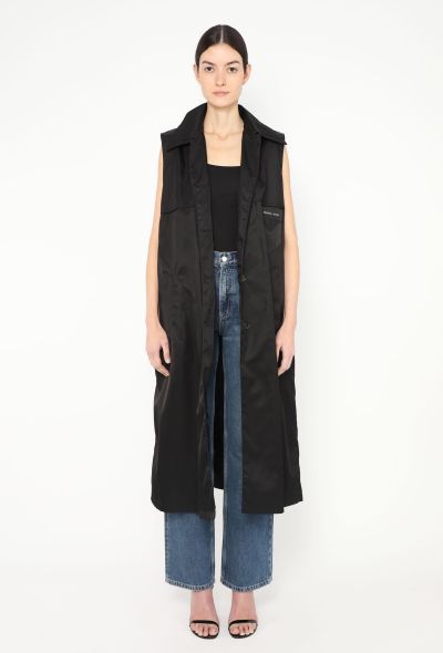 Prada 2019 Belted Nylon Trench Vest - 2 Prada 2019 Belted Nylon Trench Vest - 2