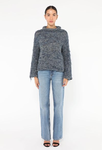 Maison Margiela 1999 Distressed Cableknit Sweater - 2 Maison Margiela 1999 Distressed Cableknit Sweater - 2