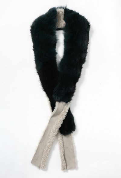                                         Shearling & Fox Fur Collar-1
