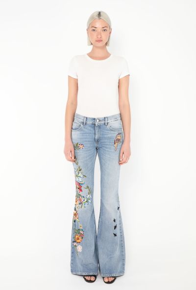 Gucci Pre-Fall 2016 Embroidered Flared Jeans - 1 Gucci Pre-Fall 2016 Embroidered Flared Jeans - 1