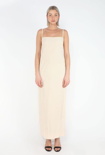 Balenciaga Le Dix '90s Thimister Cotton Slip Dress - 1