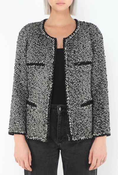 Chanel 2011 Braided Trim Tweed Jacket - 1