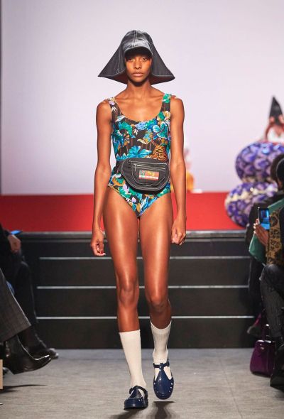                             Kenzo S/S 2018 Re-Edition Tiger Print Swimsuit - 1