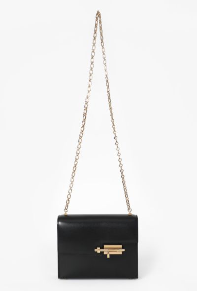 Hermès Mini Black Box Verrou Chain Bag - 1