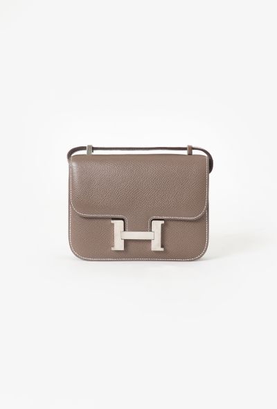 Hermès Etoupe Epsom Micro Constance - 1 Hermès Etoupe Epsom Micro Constance - 1