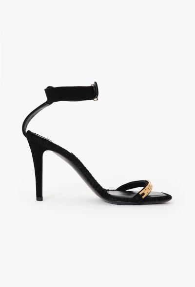 Céline 2010 Textured Chainlink Sandals - 2 Céline 2010 Textured Chainlink Sandals - 2