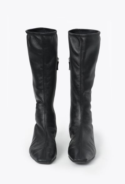 The Row 2023 Bette Leather Boots - 2