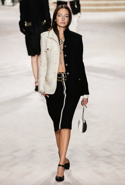 Chanel Bicolor Tweed Tailored Ensemble, Pre-Fall 2020 - 2