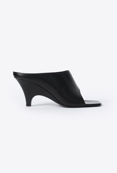 Toteme 2020 Open-Toe Leather Mules - 1