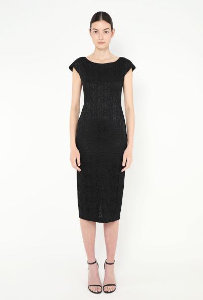 Alaïa S/S 1986 Jacquard Bodycon Dress - 1 Alaïa S/S 1986 Jacquard Bodycon Dress - 1