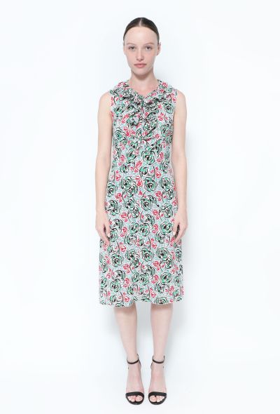 Prada Resort 2011 Graphic Crêpe Dress - 1 Prada Resort 2011 Graphic Crêpe Dress - 1
