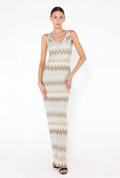 Missoni 2024 Chevron Lamé Maxi Dress - 1