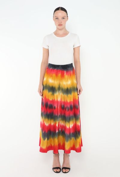 Gabriela Hearst 2020 Ella Tie-Dye Cashmere Skirt - 2