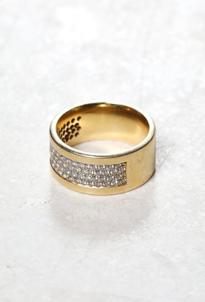 Vintage Fine Jewelry 18k Yellow Gold & Diamond Ring - 2 Vintage Fine Jewelry 18k Yellow Gold & Diamond Ring - 2