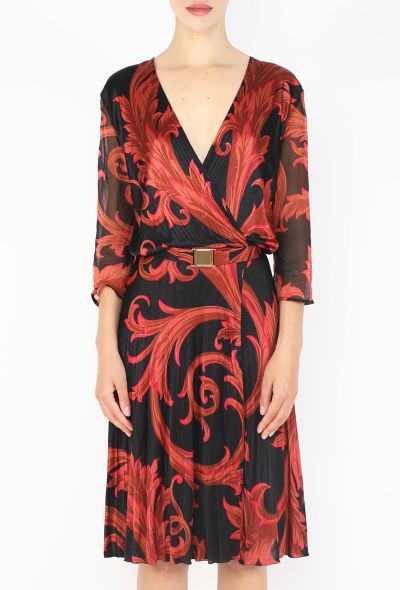 Gianni Versace Baroque Belted Dress, 2000 - 2