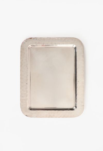 Dior Vintage Hammered Rectangular Tray - 1