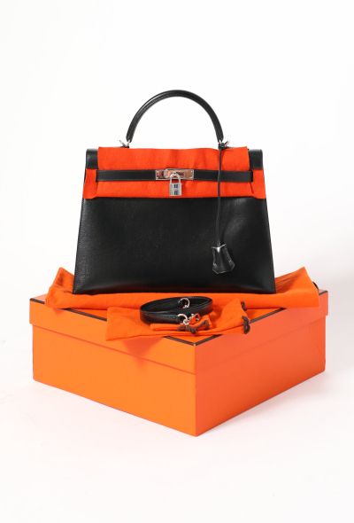 Hermès FULL SET Black Box Kelly 32 - 2
