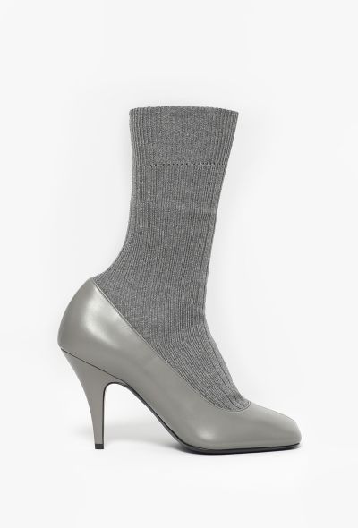 Phoebe Philo 2025 B-Edit Ribbed Sock Boots - 1 Phoebe Philo 2025 B-Edit Ribbed Sock Boots - 1