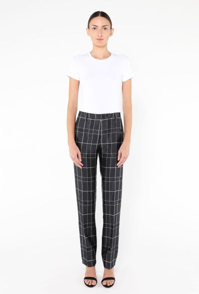 Prada F/W 1997 Checkered Taffeta Trousers - 1