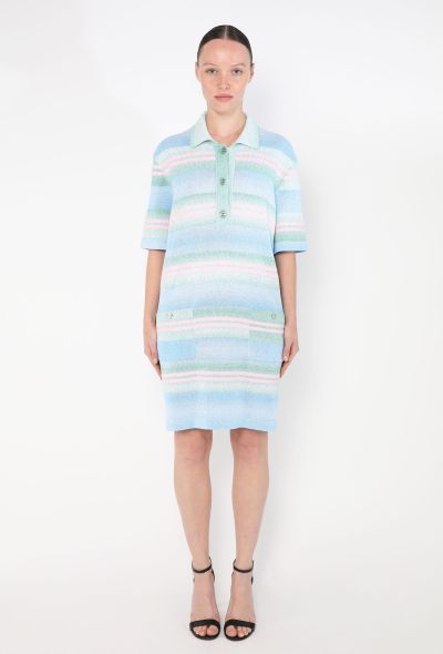 Chanel 2023 Iridescent 'CC' Polo Dress - 2 Chanel 2023 Iridescent 'CC' Polo Dress - 2