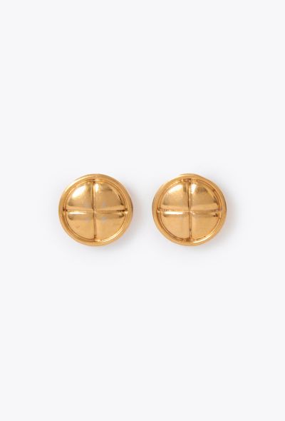 Chanel Vintage Quilted Clip Earrings - 1 Chanel Vintage Quilted Clip Earrings - 1