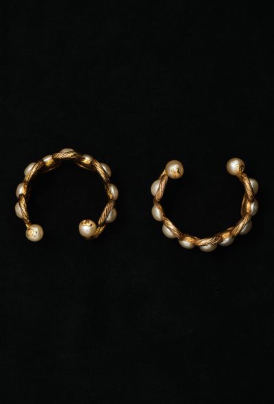 Chanel 1993/94 Bourgeois Pearl Bangle Set - 1