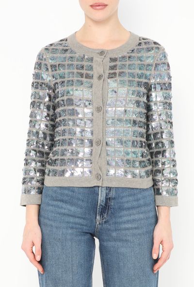 Chanel 2008 Embellished Cashmere Cardigan - 1