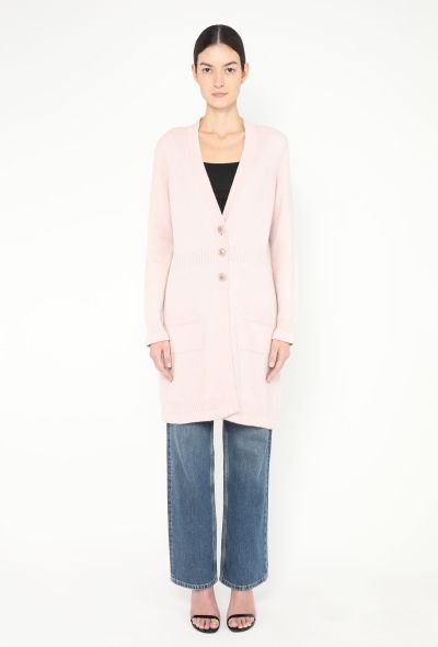 Chanel 2007 Ribbed Cashmere Cardigan - 2 Chanel 2007 Ribbed Cashmere Cardigan - 2