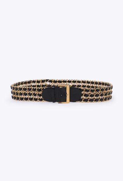 Chanel Interwoven Chainlink Belt, F/W 1988 - 1