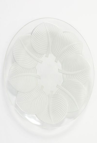 Vintage Objects & Decor 1930s Verlys Art Deco Frosted Plate - 1 Vintage Objects & Decor 1930s Verlys Art Deco Frosted Plate - 1