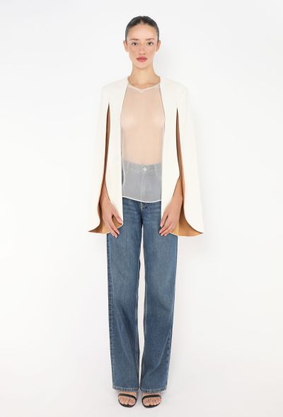 Céline Rare S/S 2011 Trompe L'œil Cape Top - 1 Céline Rare S/S 2011 Trompe L'œil Cape Top - 1