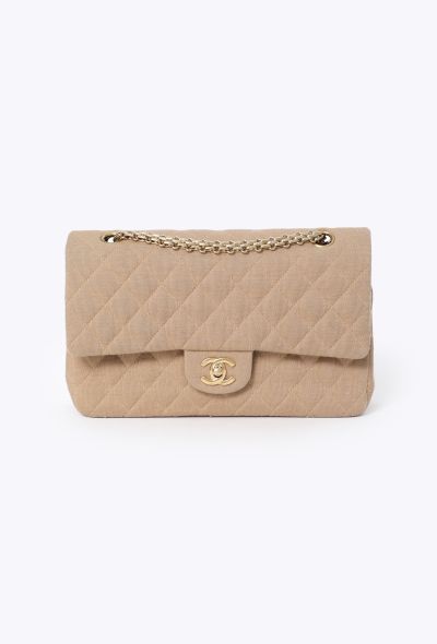 Chanel Vintage Jersey Medium Timeless Bag - 1