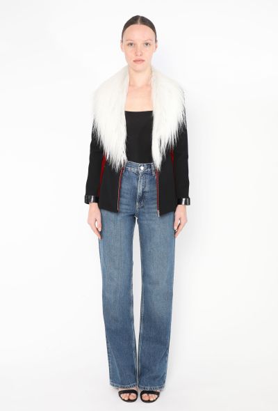 Jean Paul Gaultier Fall 1991 'Can-Can' Fur Collar Jacket - 2 Jean Paul Gaultier Fall 1991 'Can-Can' Fur Collar Jacket - 2