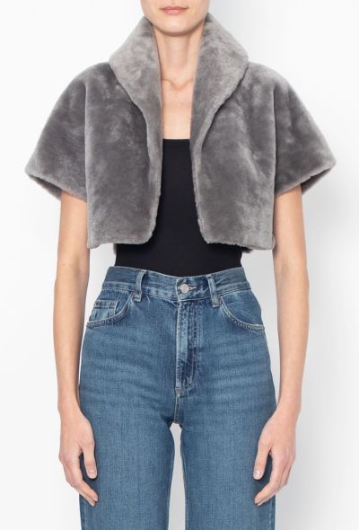 Alaïa F/W 2010 Shearling Bolero Jacket - 1 Alaïa F/W 2010 Shearling Bolero Jacket - 1