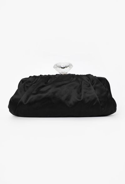 Chanel Satin Embellished Clutch Bag - 1