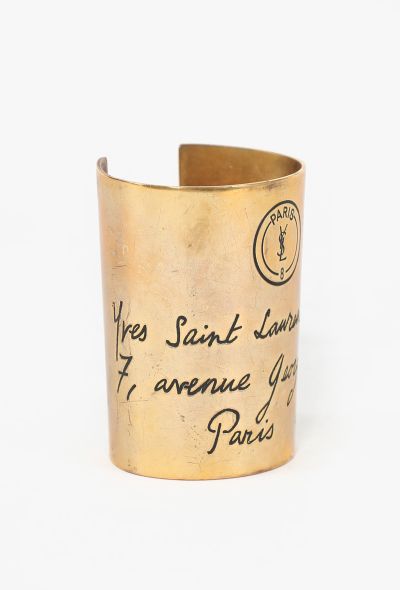 Saint Laurent 2008 'Postcard From Paris' Cuff - 2