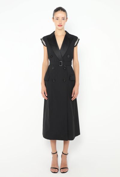 Sacai 2022 Belted Smoking Dress - 1