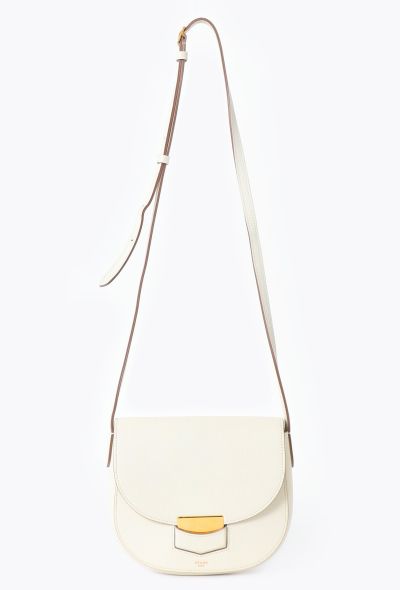 Céline White Small Trotteur Bag - 1 Céline White Small Trotteur Bag - 1