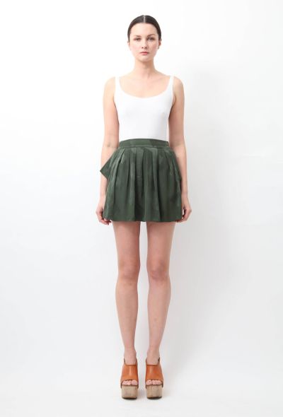                             Silk Pleated Skirt - 2