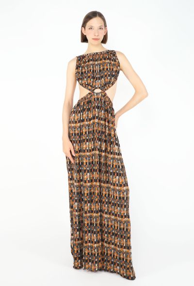 Céline COLLECTOR S/S 2017 Open-Back Basketweave Dress - 1