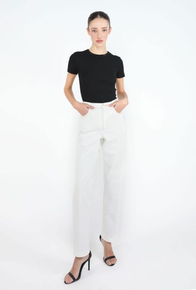 Chanel 2020 'COCO' Embroidered Jeans - 1