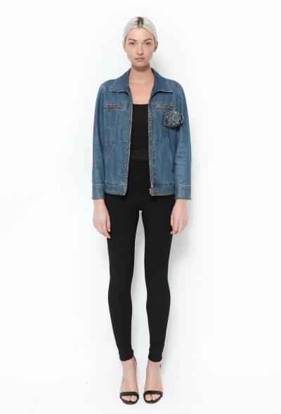 Chanel S/S 2006 Camélia Denim Jacket - 1