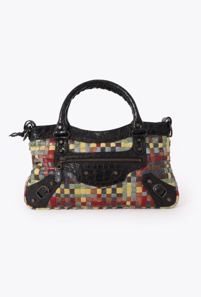 Balenciaga Lattice Woven Le City Bag - 1