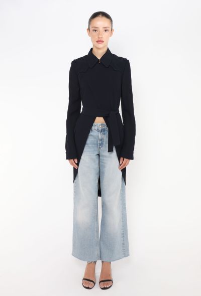 Balenciaga S/S 2005 Belted Nautical Jacket - 2 Balenciaga S/S 2005 Belted Nautical Jacket - 2