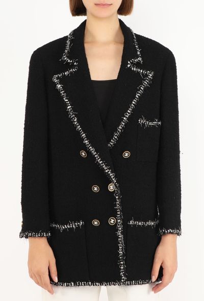 Chanel Frayed Tweed Blazer, F/W 1994 - 1